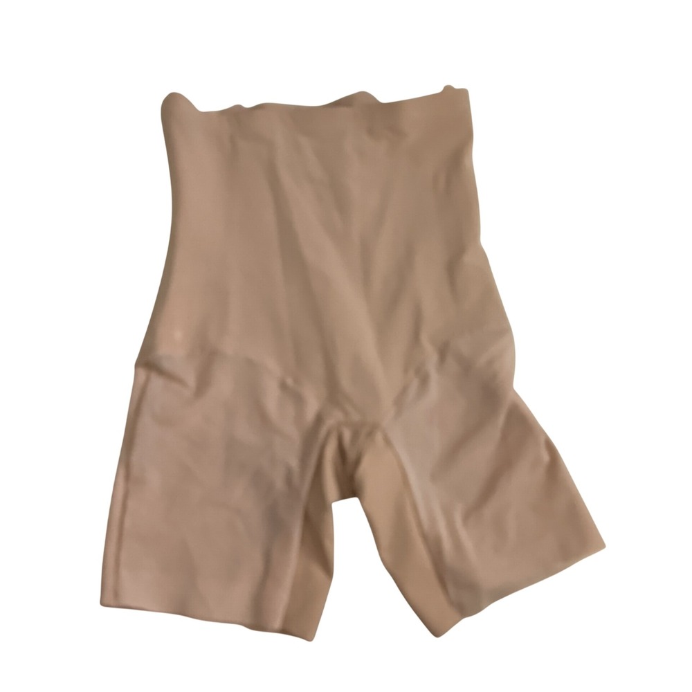 Honeylove SuperPower Short High Waisted Shapewear Sand Beige Plus Size 1X HLSWC